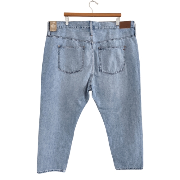 MADEWELL The Perfect Vintage Jean in Fitzgerald Light Wash Petite Plus Size 36 - Picture 4 of 13